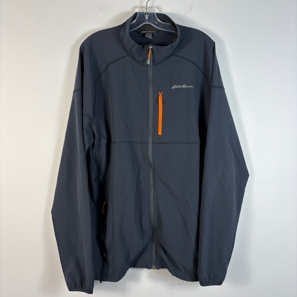 ❤️ Eddie Bauer Men's Large full zip windbreaker